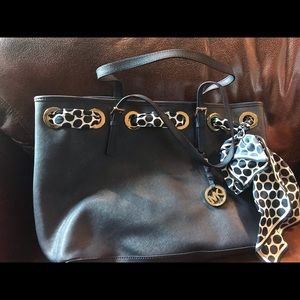 Blue Michael Kors handbag